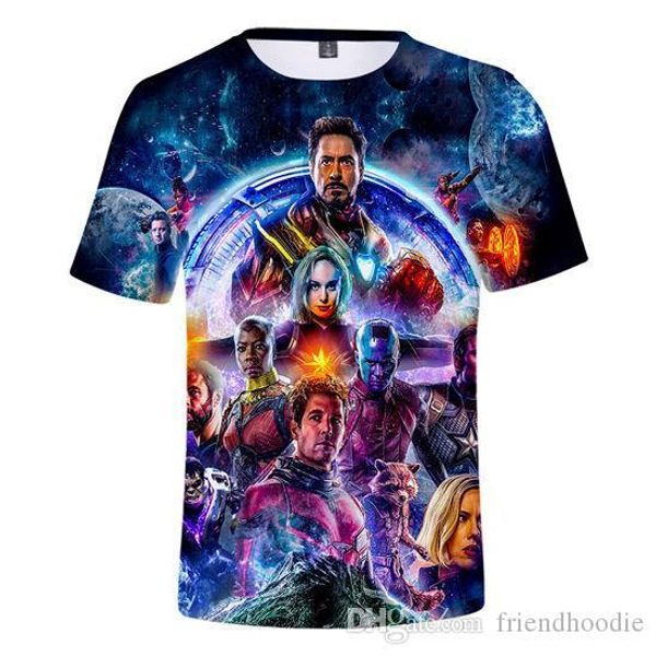 

o-neck t-shirts avengers endgame 3d printed short sleeved t-shirts designer teenagers shirts special clothing new summer mens, White;black