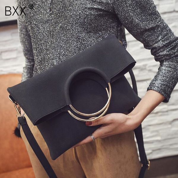 

bxx] 2020 fashion women handbags high-quality women composite bag metal ring envelopes portable shoulder crossbody bags hg565