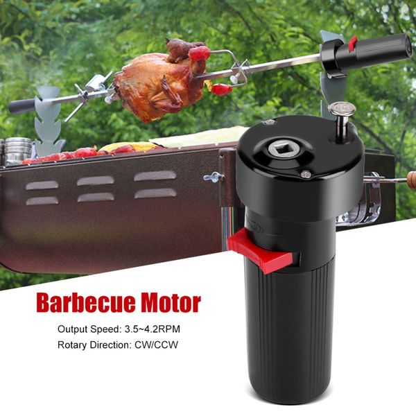 

electric bbq motor metal oven roasted beef turkey rotisserie forks spit charcoal chicken grill for outdoor camping cooking tools
