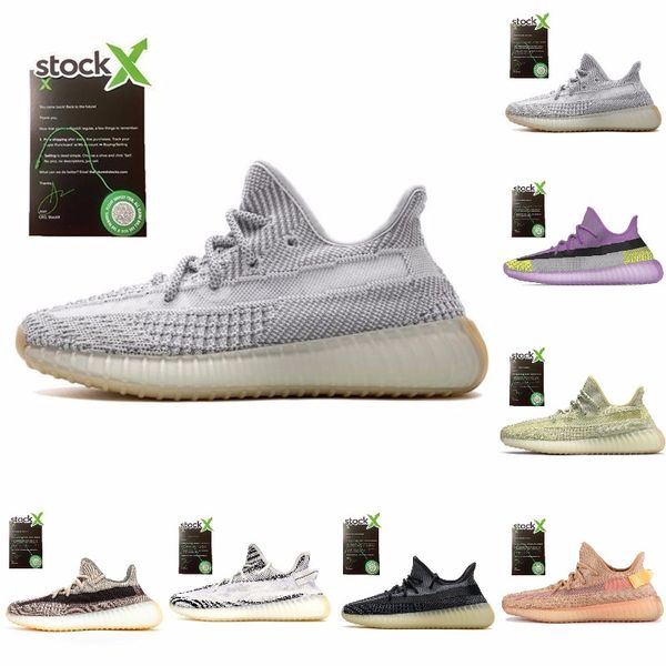 

kanye west static running shoes new israfil cinder desert sage earth tail light zebra womens mens trainers sneakers size 13 luxky j#006450
