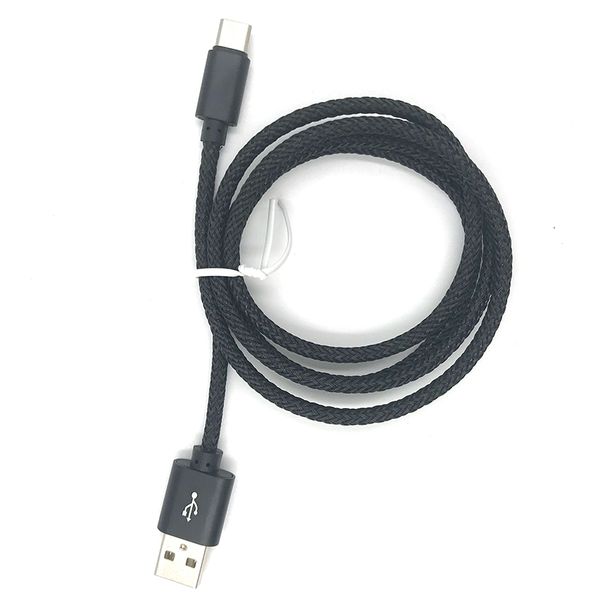 

12cm hemp braid type-c fast charging data cable