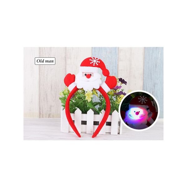

2019 5pcs christmas headband santa christmas party decoration hairband buckle support wholesale dropshipping