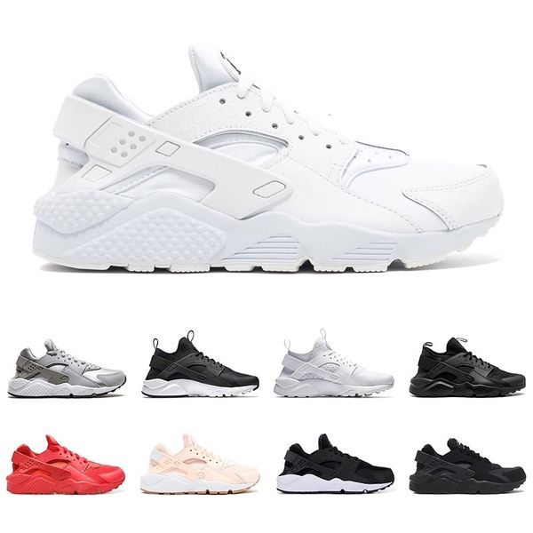 

huarache 4.0 iv triple black white 1.0 men sneakers designer women running shoes chaussures huaraches mens sports zapatos sale