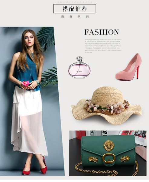 

european and american style lychee pu crossbody bag chain bag wild magnetic buckle flip shoulder bag 5032