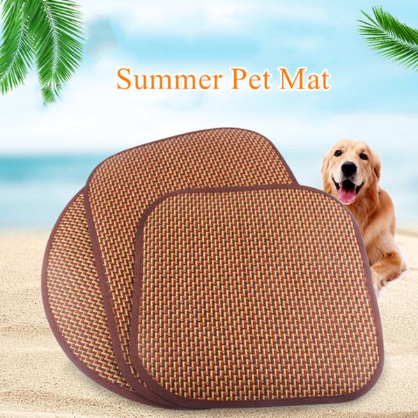 

wholesale dog mat use in kennels dogs supplies summer straw mattress summer sleeping mat heat dissipation mat different size plain 0114