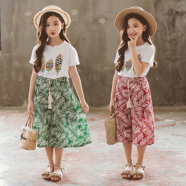 

clothing sets summer 2021 baby girls clothes outfits kids short sleeve +pants children set 3 4 5 6 7 8 9 10 11 12 years, White