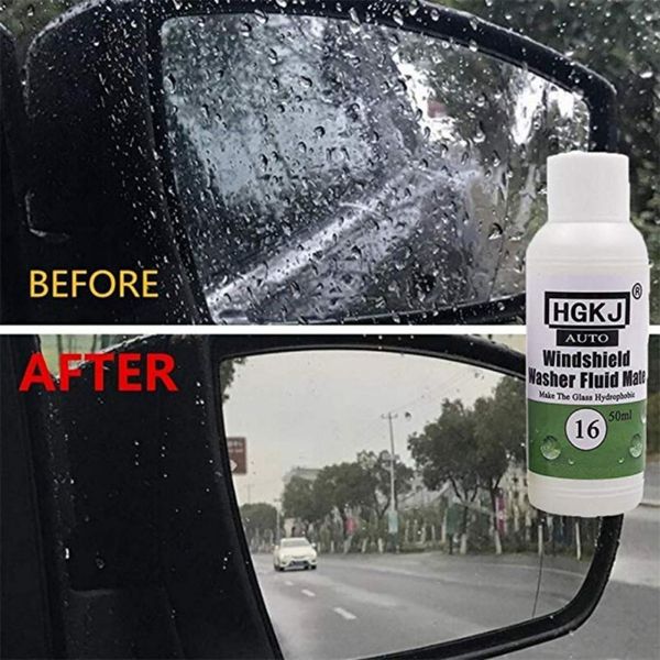 

hgkj-16 20/50ml glass water hydrophobic additive windshield washer fluid mate auto maintenance rainproof additive car accessorie