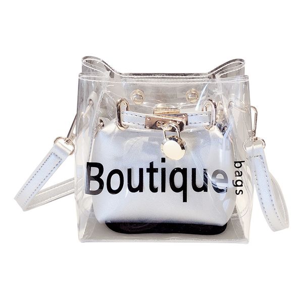 

Горячая распродажа женская модная дизайнерская сумка-мешок желе сумка прозрачна
