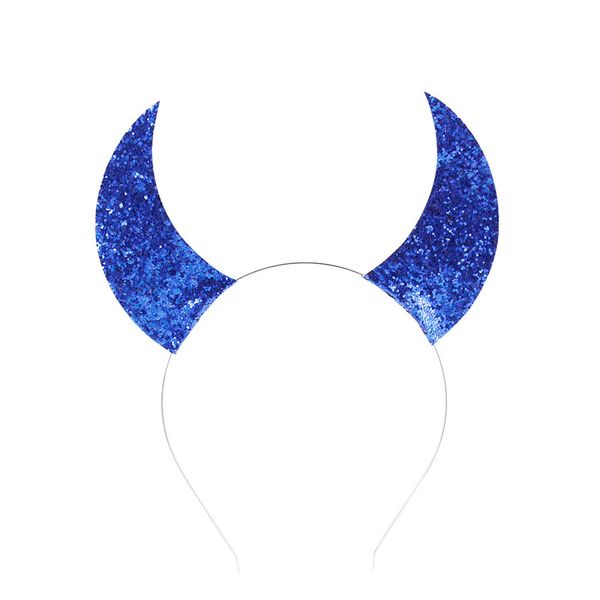 Acessórios para festas de Halloween Girls Hair Hair Horns Horns Faixa de cabeça para crianças adultos fantasia baile decoragem adereços de cabeça bandas de cabeça