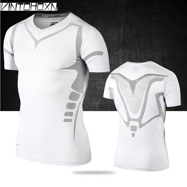 

men pro gym quick dry tee sport run yoga train fitness compression workout t-shirt basketball bodybuilding clothing ux28, Black;blue