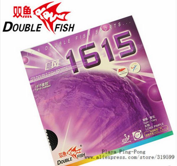 

double fish 1615 long pips-out table tennis pingpong sheet rubber without / with sponge