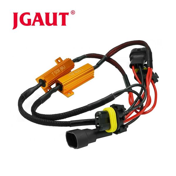 

jgaut car motorcycle load resistors 50w 8 ohm 9005 hb3 9006 hb4 canbus led load resistor aluminum case wirewound resistor