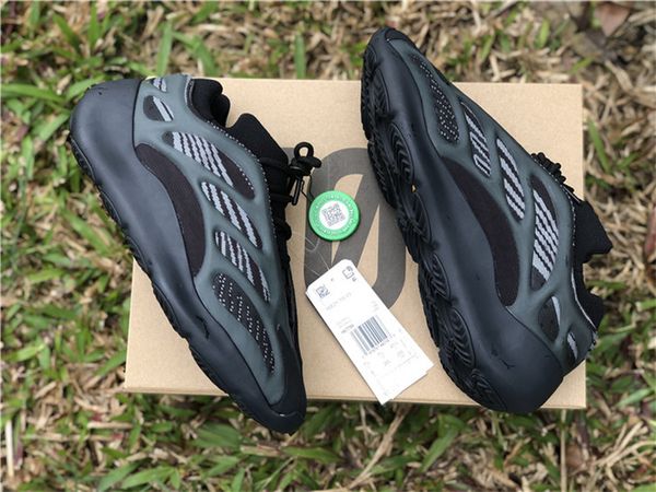 

2020 hot authentic 700 v3 alvah black glow in the dark 3m reflective kanye west man woman кроссовки спортивные кроссовки с коробкой h67799