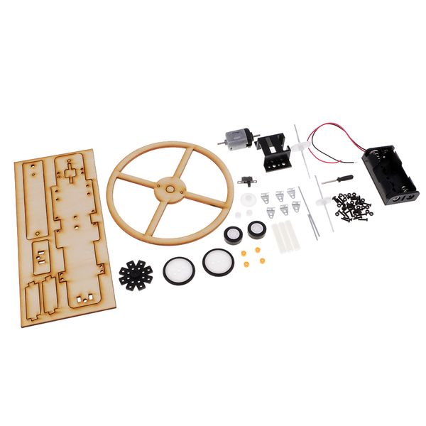 

technology puzzle diy wheel tire rc helicopter model handcraft robot science