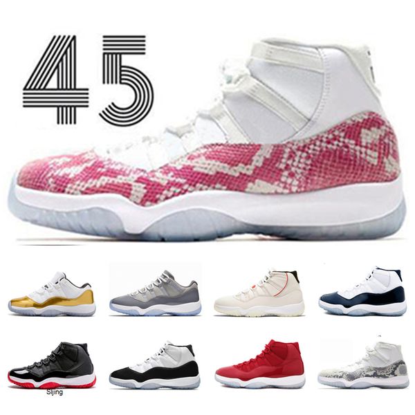 

discount men women 11 basketball shoes new hight pink snakeskin space jam bred high sport concord 45 cool grey trainer sneakers size 36-47