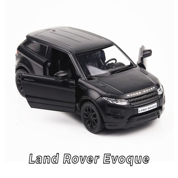 

1:36 wheels scale simulation diecast cars land rovers evoque metal model pull back alloy toys collection for kids gifts