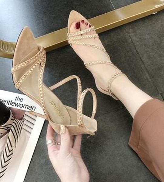 

new women's casual summer diamond slim heel high heel roman sandals, Black