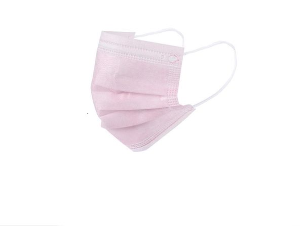 

5pcs safety fashields 95% filtration earloop mouth faeffective filtration of pink face mask airsafety s mouth mask k white