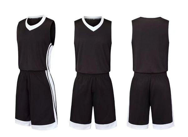 

2019 new men basketball suit match sportswear,training jersey college students streetwear basketball uniforms kits sports clothes tracksuits, Black;red