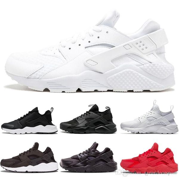 

designer white dot ace huarache 4.0 iv 1.0 running shoes classic triple black red men women brand huaraches luxury sports sneakers