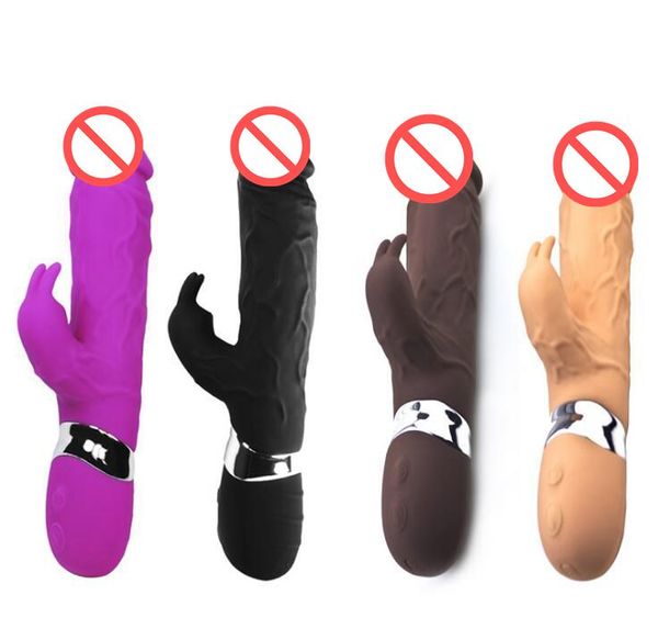 7 Geschwindigkeit Vibration Rabbit Vibrator Dildo Vibrator 7 Frequenz Klitorisstimulator Vibration Vibrator für Frauen Sexspielzeug J1609