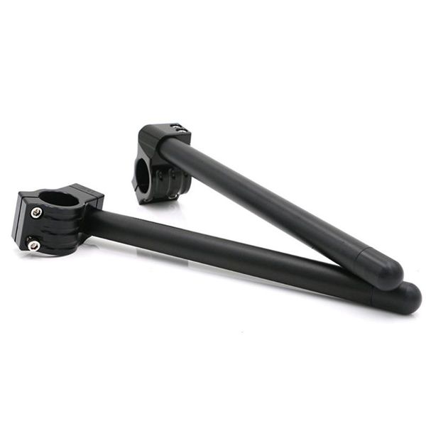 

1 pair cnc universal fork tube convenient ergonomic design motorcycle clip on adjustable vintage aluminium practical