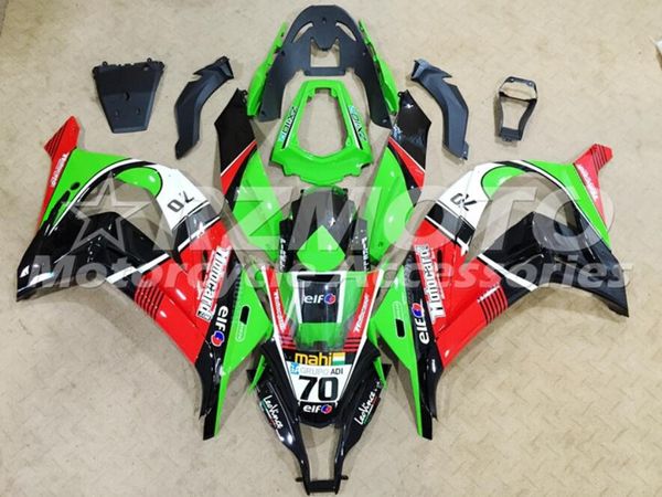

new abs motorcycle full fairings set fit for kawasaki ninja zx-10r zx10r 2011 2012 2013 2014 2015 10r 11 12 13 14 15 green number 70