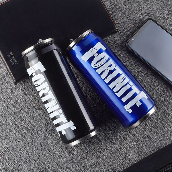 10pcs fortnite battle mugs creative insulation cup stainless steel flask outdoor portable travel bottle water size 18 6cm 3 styles - fortnite pokal