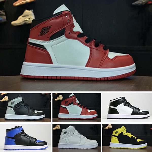 

Nike air jordan 1 retro Подпись High OG 1s Дети Баскетбол обувь Чикаго 1 Младенческая Девочка Девочка Кроссовки Малышей Новорожденных Кроссовки Детская обувь