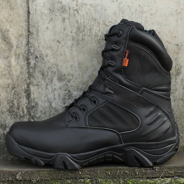 

мужчины открытый кемпинг обувь солдаты tactical desert combat boots, Black