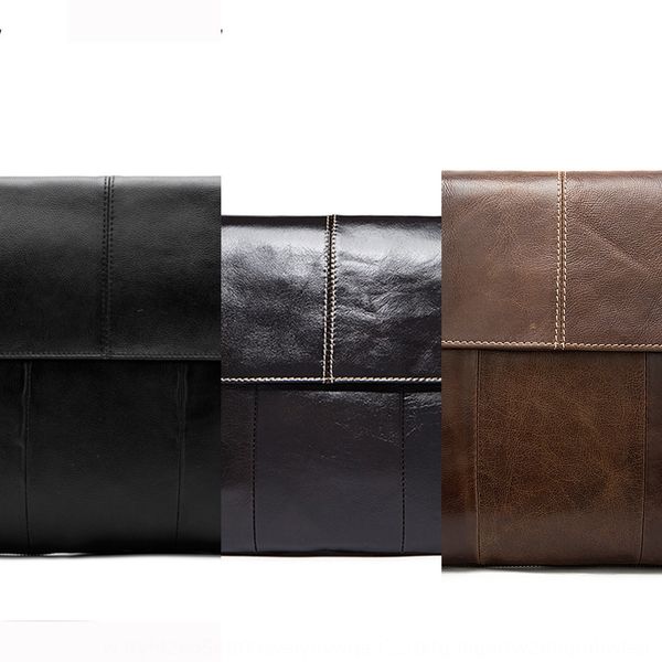 

men's real-leather cross shoulder business flip men's single-shoulder bag grain cowhide messenger bag cross, White