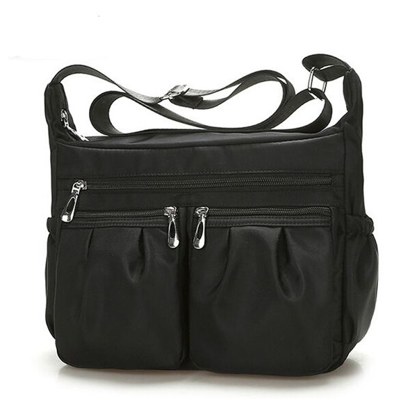 

chispaulo new 2019 casual nylon bag shoulder bags messenger multilayer bag waterproof nylon lady mom casual handbag