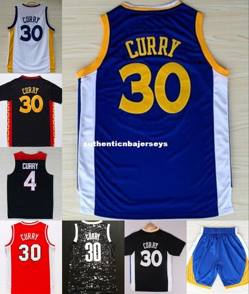 

#30 steph sc jersey black blue white red color basketball jersey embroidery logos ncaa college