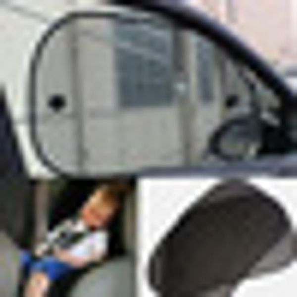

2pcs car rear window sun visor shade mesh cover shield uv protector sunshade