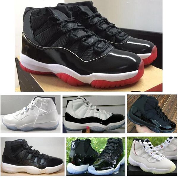 

real carbon fiber 11 11s 2019 new bred concord gamma blue platinum tint 72-10 basketball shoes men women sneakers with box