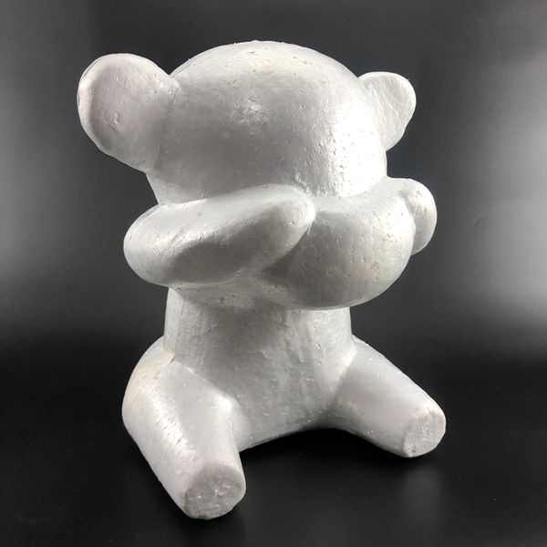 

party decoration 1 pcs diy foam bubble dog or bears white craft modelling polystyrene styrofoa for supplies gift valentine's day