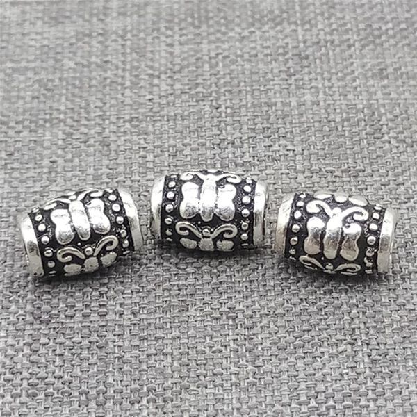 

other 5pcs of 925 sterling silver butterfly barrel beads for bracelet necklace