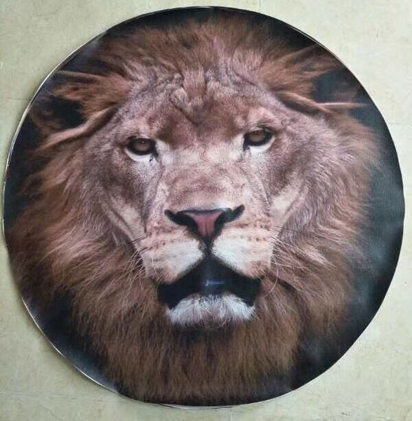 

16"pvc tire cover car spare wheel cover spare tire with animal motifs