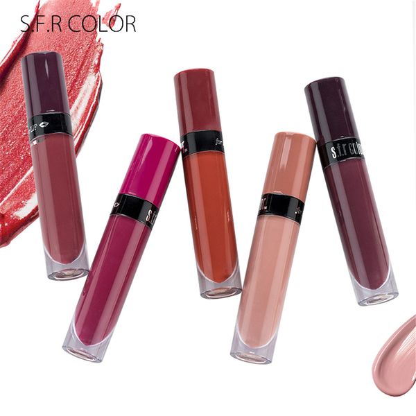 Sfr Color Matte Liquid Lipstick Makeup Waterproof Tattoo Lip Gloss Long Lasting Lip Glaze Rouge A Levre Nude Lipgloss How To Apply Lip Gloss Make