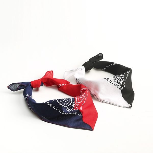 

designer scarf european and american hiphop gang cashew color matching large square scarf hip hop dance scarf sports riding cover men and wo, Blue;gray