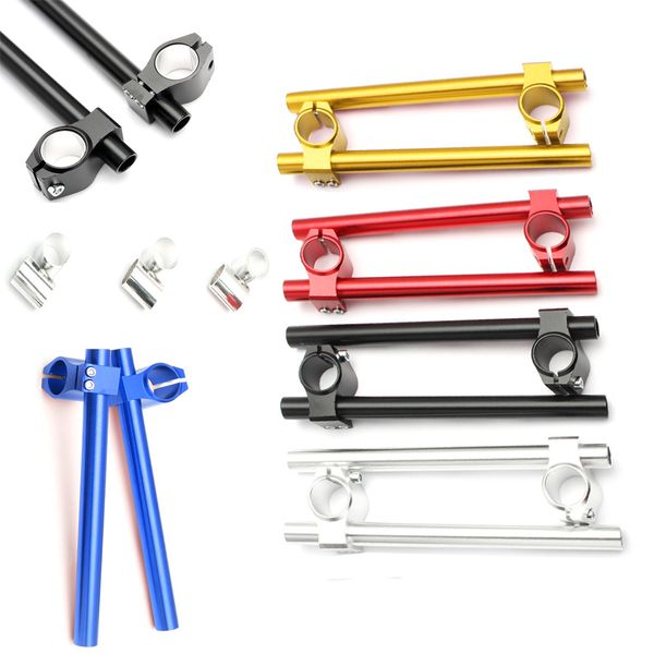

cnc motorcycle handlebars adjustable clip on fork cafe racer 27mm 29mm 31mm 33mm