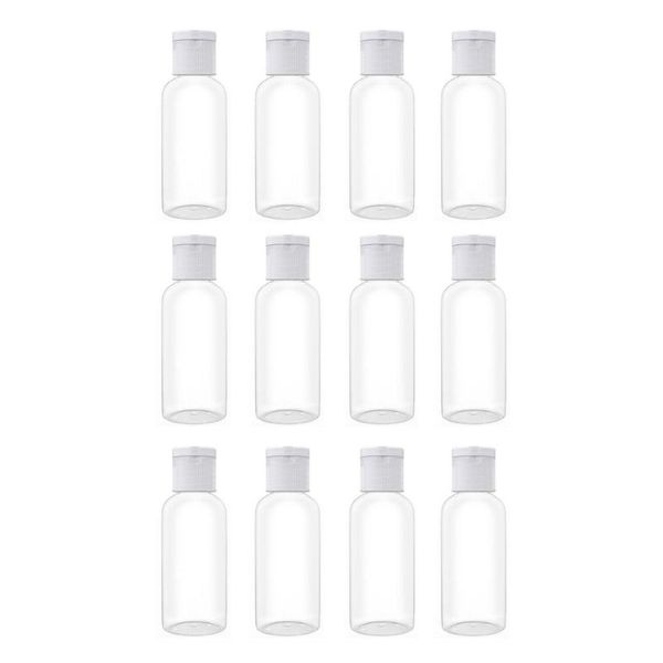 

storage bottles & jars 12pcs 30/50/100ml portable travel bottle plastic shampoo lotion transparent cosmetic sample container