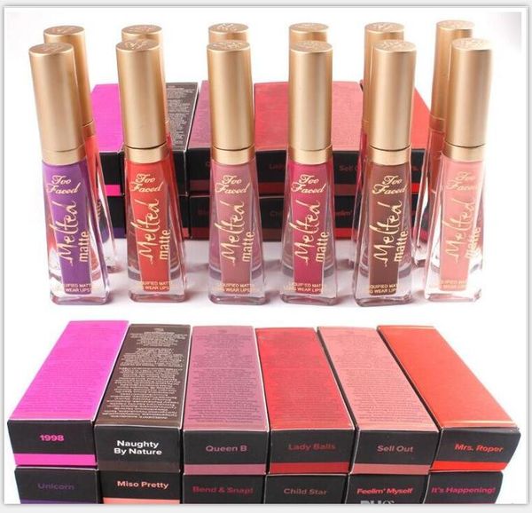 

NEW Makeup Lipgloss Cosmetics melted Matte Lipstick Lip Gloss 12 colors