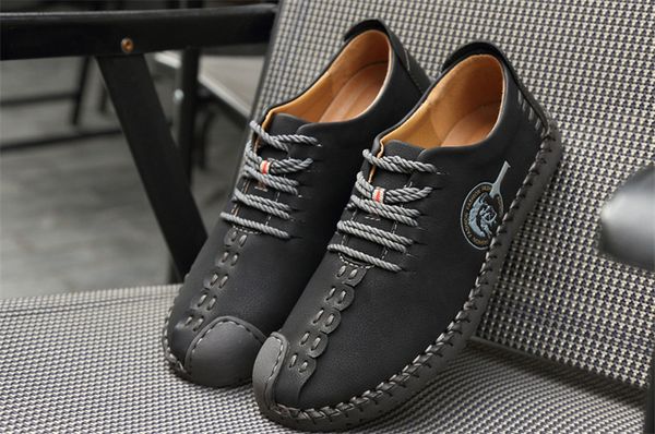 

2019 spring new men's shoes summer breathable casual men's shoes low-tide shoes black yellow brown