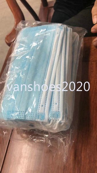 

fast 50pcs 7264991 face mask quality assurance 7339044 meltblown mouth disposable mascherine face masks nonwove 3 layer ply anti-dust