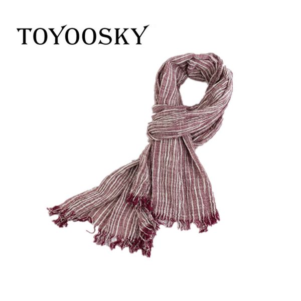 

toyoosky 2017 selling winter men scarf warm soft striped scarves for men cotton scarves, Blue;gray