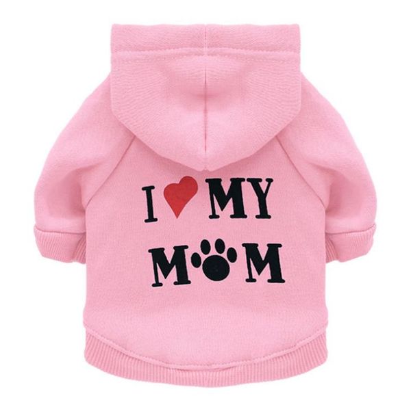 

dog clothing with cute offset letters grab elveteen jacket in autumn and winter for traveling or keeping warm
