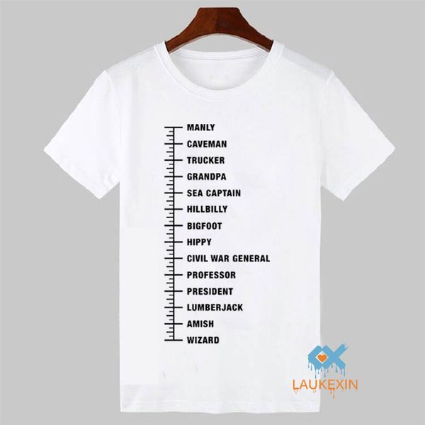 Beard Length Chart Shirt