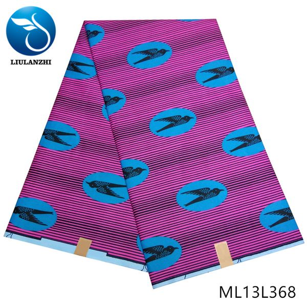

liulanzhi african ankara fabric style wax prints polyester 2019 wax ankara ml13l368, Black;white