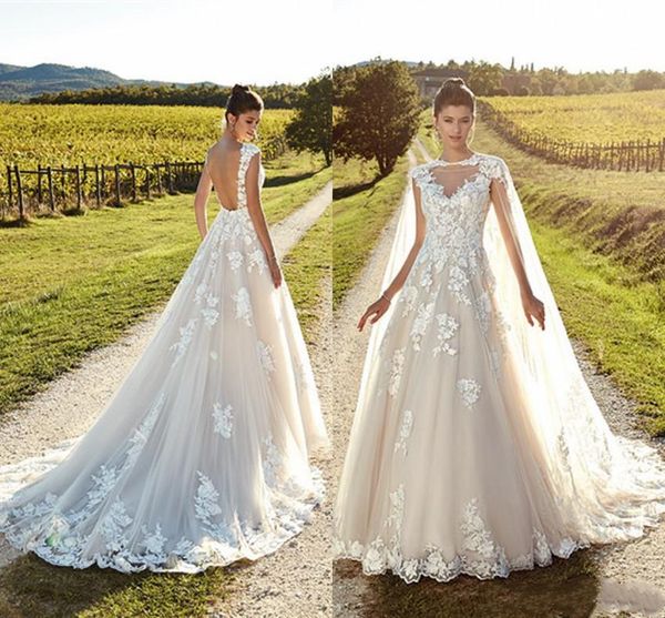 Acheter Robes De Mariée Plage Bohème Avec Cape Eddy K 2019 Robe De Mariée En Dentelle Boho Ivoire Robes De Mariée Robe De Novia De 13498 Du